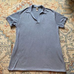 Knit H&M woven polo top